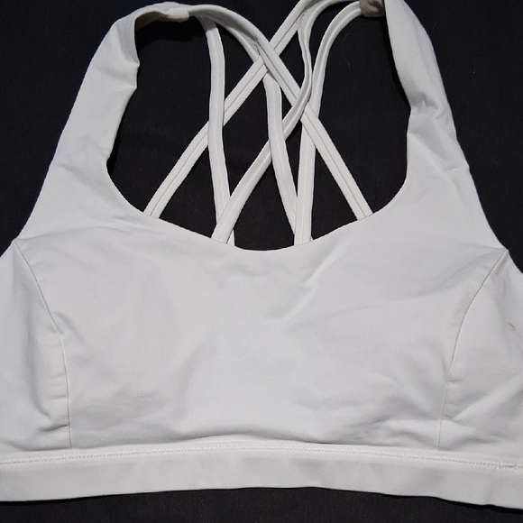 lululemon athletica Other - Lululemon White Strappy Sports Bra for Intimates 6